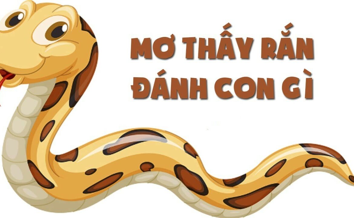 Nằm mơ thấy rắn đánh con gì?