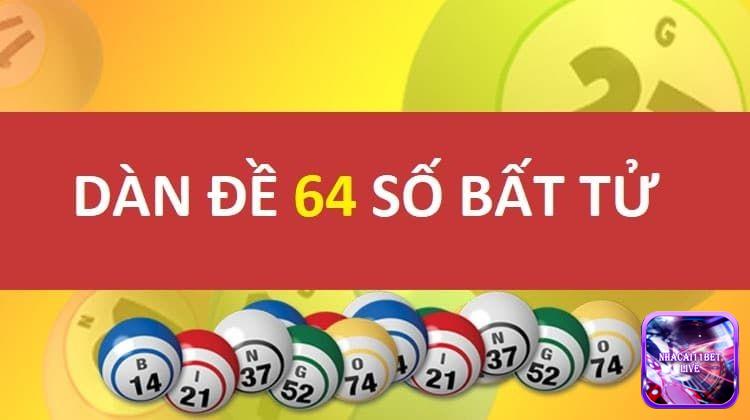 Chơi dàn đề 64 số đòi hỏi phải có nguồn vốn lớn