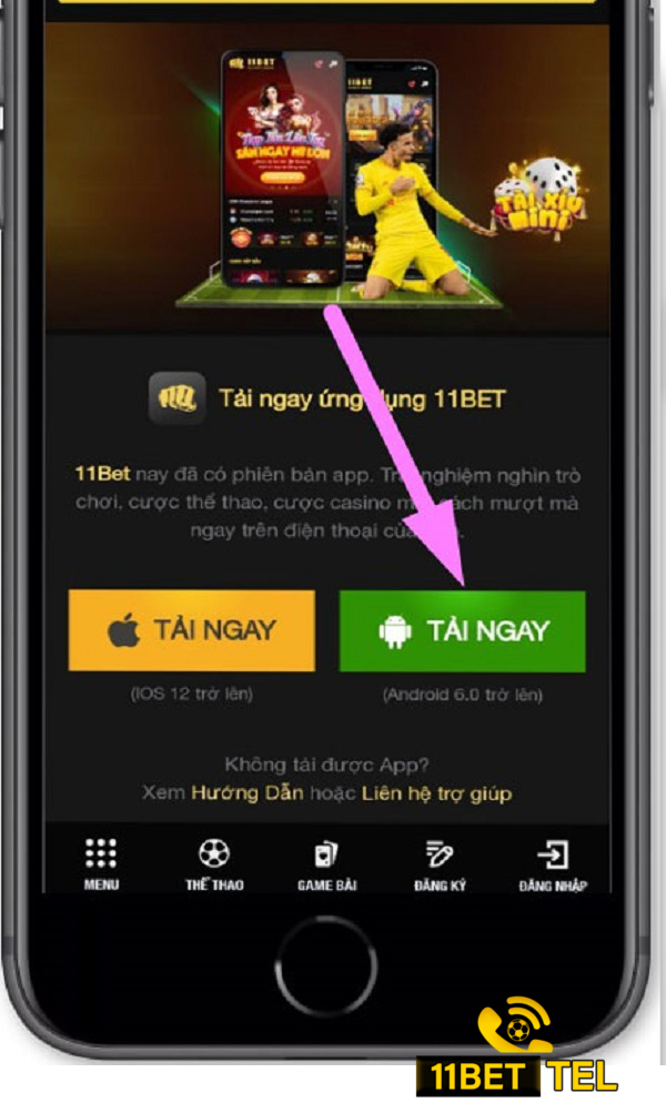 Tải app 11bet cho Android
